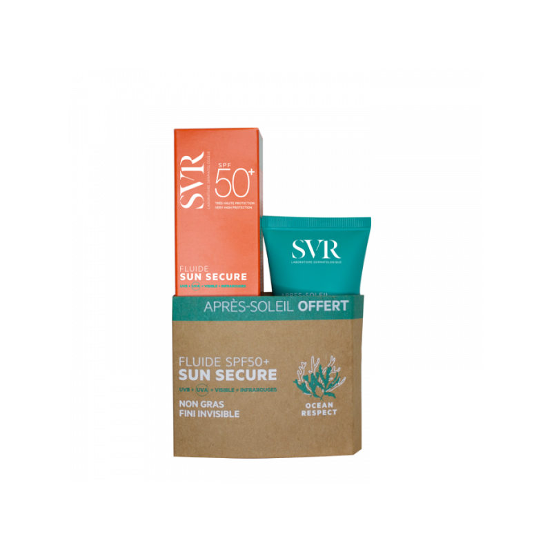 SVR Sun Secure Fluide SPF50+ 50ml + Lait Après-Soleil 50ml