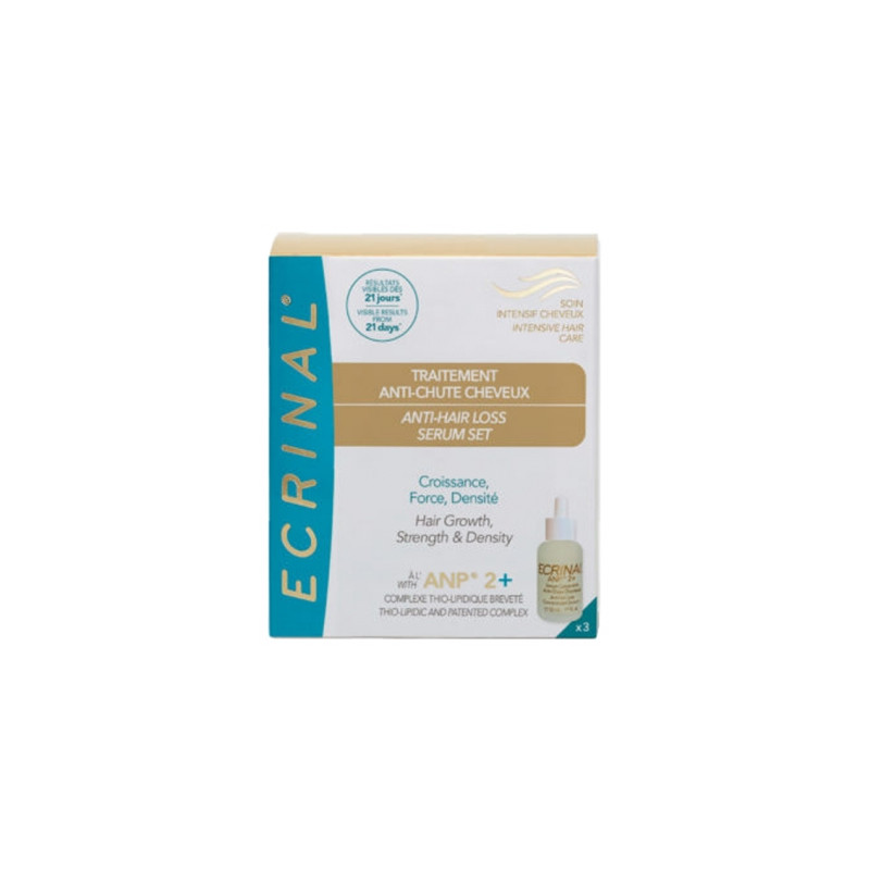 Soin Intensif Cheveux ANP 2+ Traitement Anti-Chute Cheveux 3 x 50 ml Soin Intensif Cheveux ANP 2+ Traitement Anti-Chute Cheveux 3 x 50 ml
