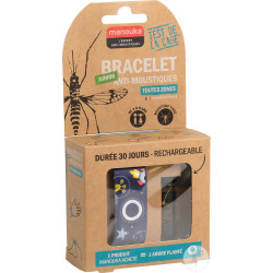 Manouka Bracelet Anti-Moustiques Enfant Espace 1 Pièce