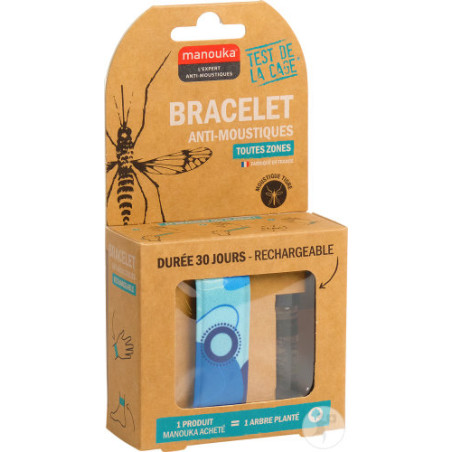 Manouka Bracelet Anti-Moustiques Teens Géométrique 1 Pièce