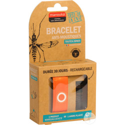 MANOUKA BRACELET MOUSTIQUES ORANGE
