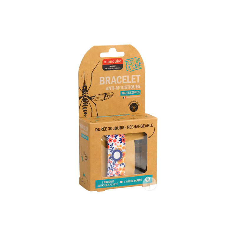 Manouka Bracelet Anti-Moustiques Teens Liberty 1 Pièce