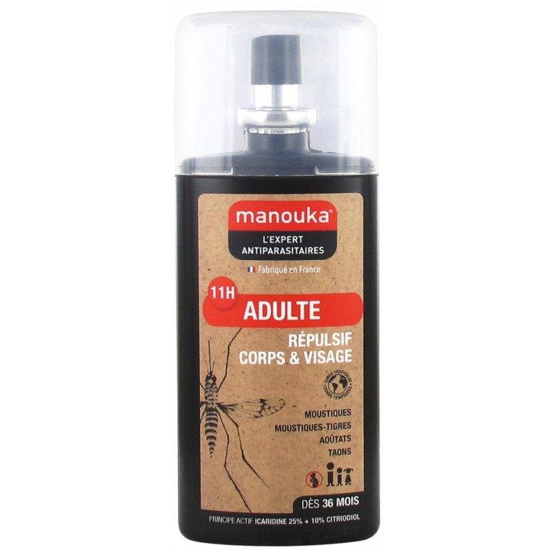 Répulsif Anti-Moustiques Corps et Visage Adulte 75 ml Répulsif Anti-Moustiques Corps et Visage Adulte 75 ml