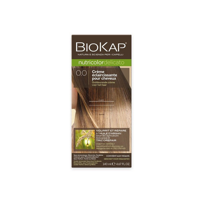 CRÈME ECLAIRCISSANTE POUR CHEVEUX 0.0 - 140ML CRÈME ECLAIRCISSANTE POUR CHEVEUX 0.0 - 140ML