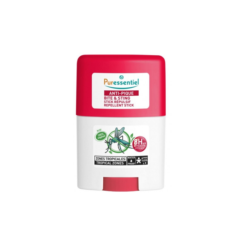 Puressentiel Stick Repulsif Zone Tropicale Waterproof 20ml Puressentiel Stick Repulsif Zone Tropicale Waterproof 20ml