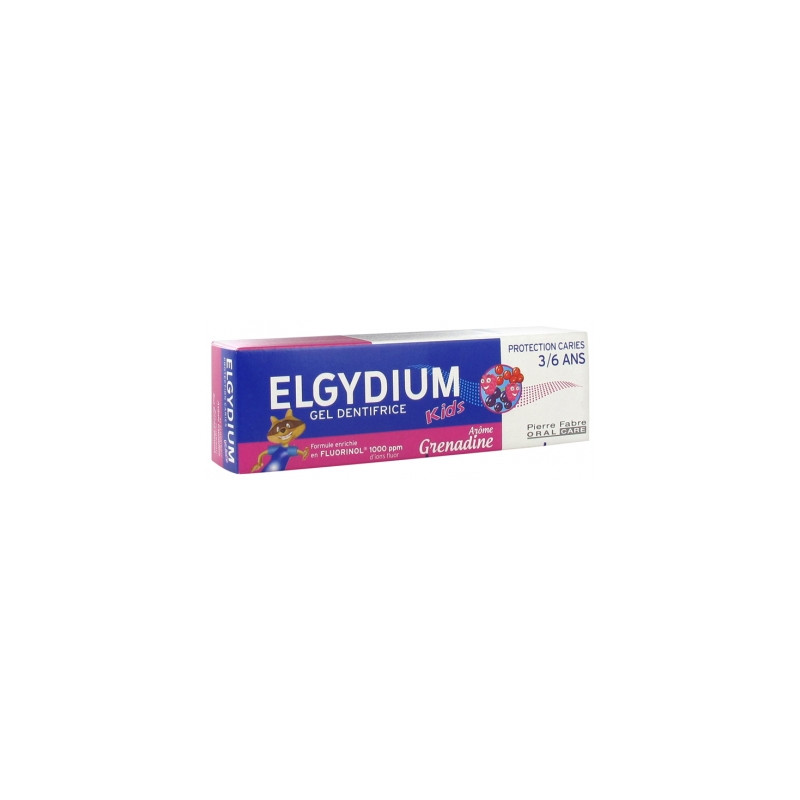 Elgydium
Kids Gel Dentifrice Protection Caries 3/6 Ans 50 ml Elgydium
Kids Gel Dentifrice Protection Caries 3/6 Ans 50 ml