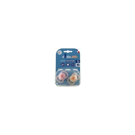 Dodie Duo Sucette anatomique silicone 0-2 mois