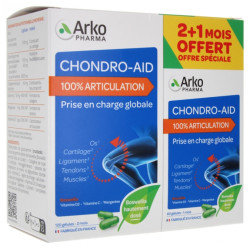 Arkopharma
Chondro-Aid 100% Articulation 120 Gélules + 60 Gélules Offertes