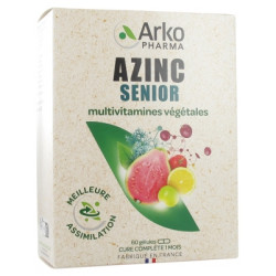 Arkopharma
Azinc Senior Multivitamines Végétales 60 Gélules