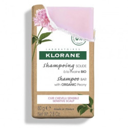 Klorane Shampoing solide à la pivoine Bio - 80g