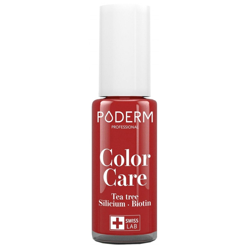 Poderm Color Care Vernis à Ongles Soin Tea Tree 8 ml - Couleur : 253 : Rouge Allure Poderm Color Care Vernis à Ongles Soin Tea Tree 8 ml - Couleur : 253 : Rouge Allure