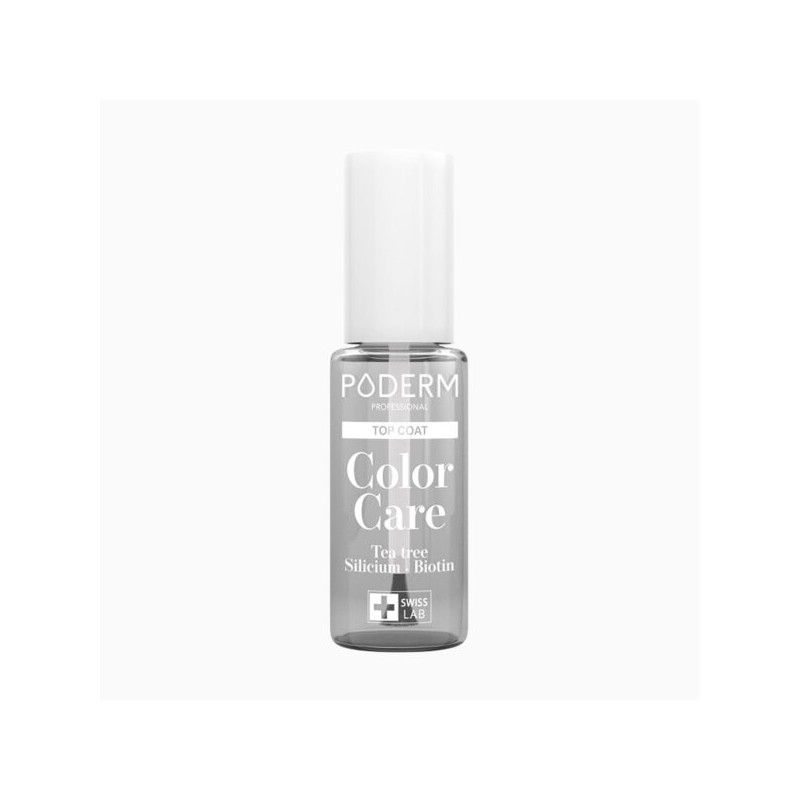 Poderm Color Care Top Coat 8ml - Vernis à Ongles Tea Tree Poderm Color Care Top Coat 8ml - Vernis à Ongles Tea Tree