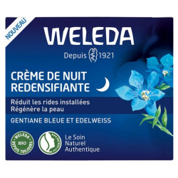 Weleda Crème de Nuit Redensifiante Gentiane Bleue et Edelweiss 40 ml