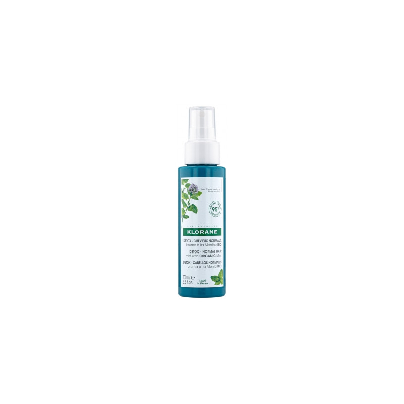 Klorane Détox - Cheveux Normaux Brume à la Menthe Bio 100 ml Klorane Détox - Cheveux Normaux Brume à la Menthe Bio 100 ml