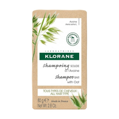 Klorane Shampoing Solide à l'Avoine 80 g