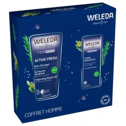 Weleda Gel Douche Énergisant Homme 200 ml + Crème Hydratante Homme 200 ml