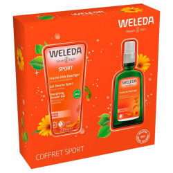Weleda Gel Douche Sport à l'Arnica 200 ml + Huile de Massage à l'Arnica 100 ml