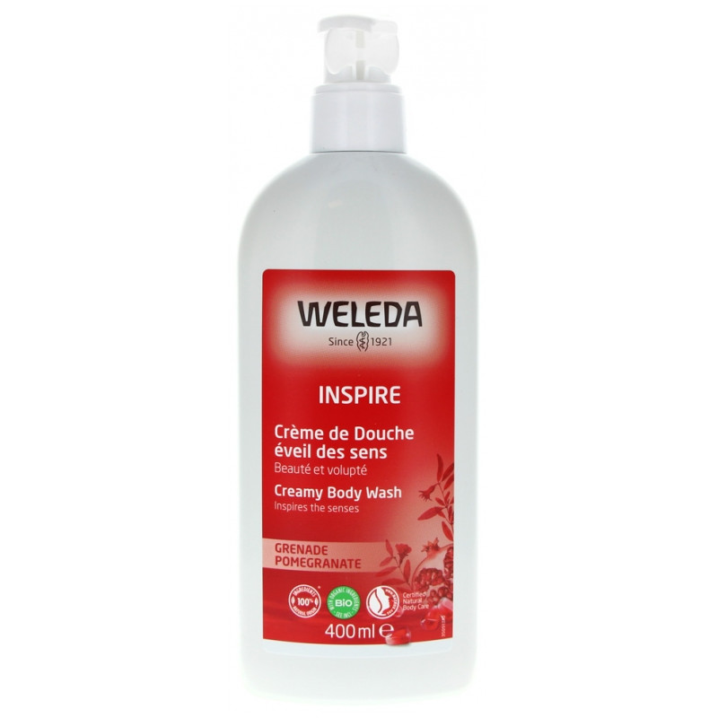 Weleda Inspire Crème de Douche Éveil des Sens à la Grenade 400 ml Weleda Inspire Crème de Douche Éveil des Sens à la Grenade 400 ml