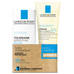 La Roche-Posay
Tolériane Sensitive Riche 40 ml + La Roche-Posay Lipikar Huile Lavante AP+ 100 ml Offerte