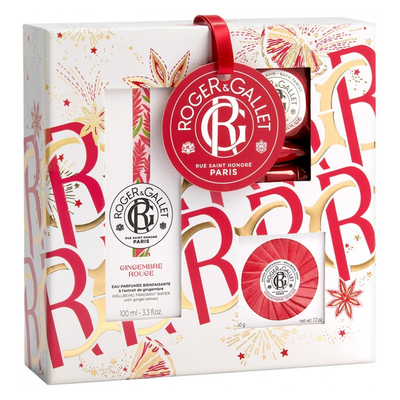 Roger & Gallet Gingembre Rouge Coffret Rituel Parfumé 100 ml Roger & Gallet Gingembre Rouge Coffret Rituel Parfumé 100 ml