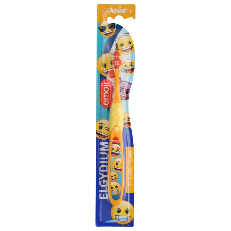Elgydium Junior Brosse à Dents Souple 7/12 Ans Emoji Elgydium Junior Brosse à Dents Souple 7/12 Ans Emoji