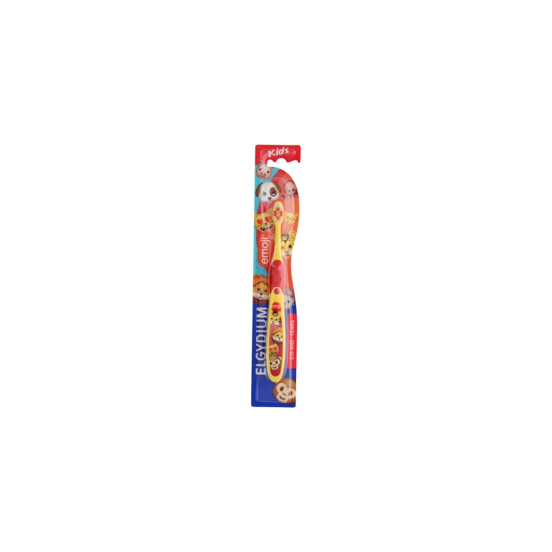Elgydium Kids Brosse à Dents Souple 2/6 Ans Emoji Elgydium Kids Brosse à Dents Souple 2/6 Ans Emoji