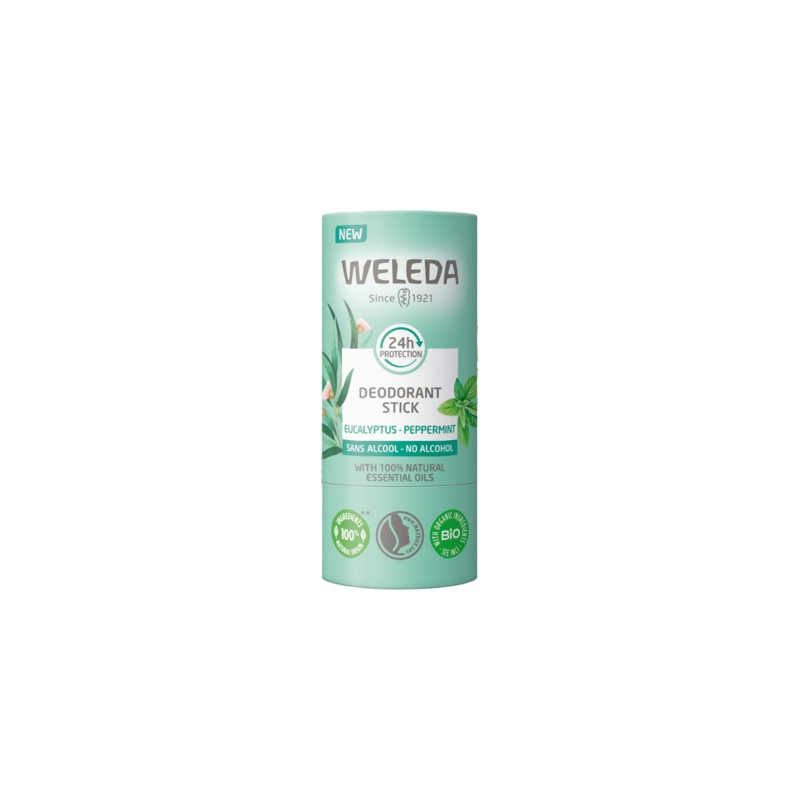 Weleda Déodorant Stick Eucalyptus Menthe Poivrée 50 g Weleda Déodorant Stick Eucalyptus Menthe Poivrée 50 g