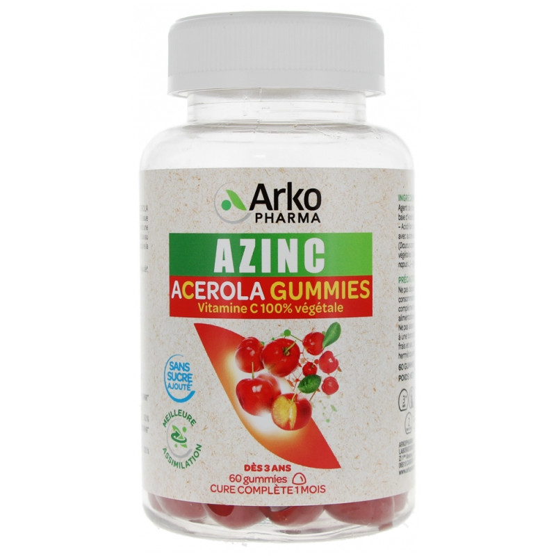 Arkopharma Azinc Acérola 60 Gummies Arkopharma Azinc Acérola 60 Gummies