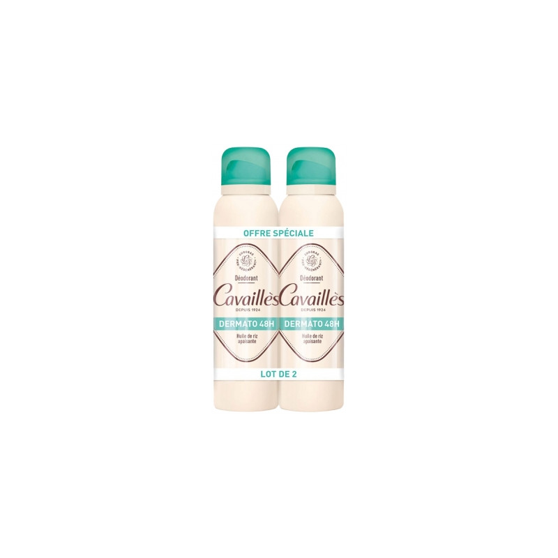 Rogé Cavaillès Déodorant Dermato 48H Spray Lot de 2 x 150 ml Rogé Cavaillès Déodorant Dermato 48H Spray Lot de 2 x 150 ml