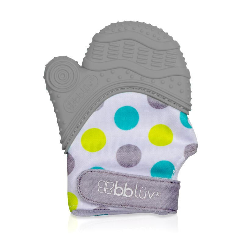 BBLÜV Glüv Mitaine de dentition pour bébé Gris BBLÜV Glüv Mitaine de dentition pour bébé Gris