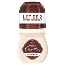 Rogé Cavaillès Dermato 48H Homme Déodorant Roll-On Lot de 2 x 50 ml