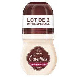 Rogé Cavaillès Absorb+ 48H Homme Anti-Transpirant Roll-On Lot de 2 x 50 ml