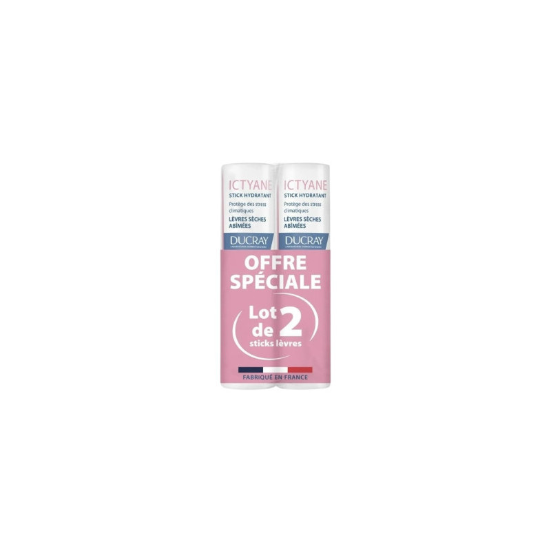 Ducray Ictyane Stick Lèvres Hydratant 2x3g Ducray Ictyane Stick Lèvres Hydratant 2x3g