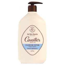 Rogé Cavaillès Gel Bain Douche Peaux Sensibles Fleur de Coton 1L