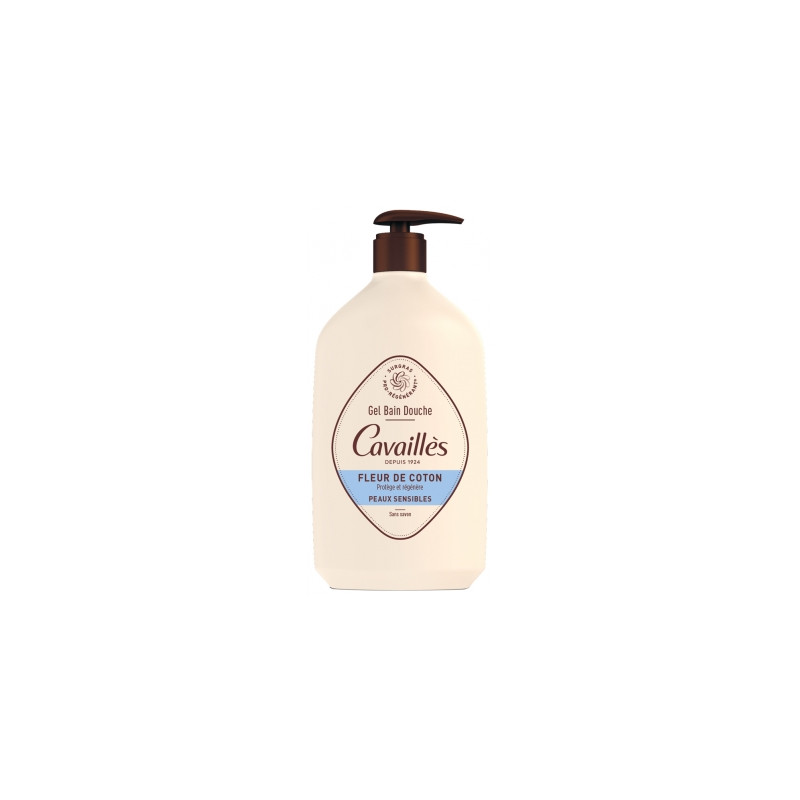 Rogé Cavaillès Gel Bain Douche Peaux Sensibles Fleur de Coton 1L Rogé Cavaillès Gel Bain Douche Peaux Sensibles Fleur de Coton 1L