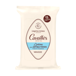 Rogé Cavaillès Lingettes Intimes avec Antibactérien x15