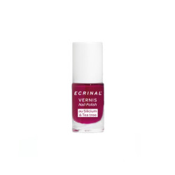 Ecrinal Vernis Silicium + Tea Tree 5 ml - Couleur : Prune