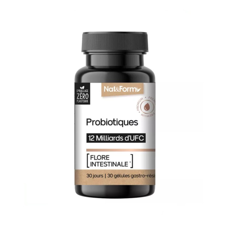 Nat & Form Nutraceutique Probiotiques Flore Intestinale 30 gélules Nat & Form Nutraceutique Probiotiques Flore Intestinale 30 gélules