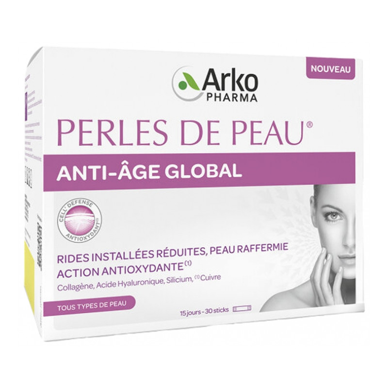 Arkopharma Perles de Peau Anti-Âge Global 30 Sticks Arkopharma Perles de Peau Anti-Âge Global 30 Sticks