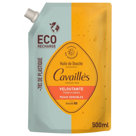 Rogé Cavaillès Huile de Douche Veloutante Éco-Recharge 500 ml