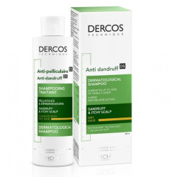 Vichy Dercos Shampooing Traitant Anti-Pelliculaire Cheveux Secs 200ml