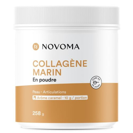 NOVOMA Collagène marin caramel en poudre - 258 gr