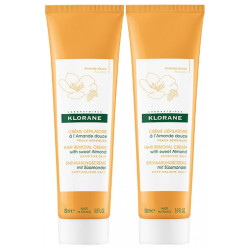 Klorane Crème Dépilatoire à l'Amande Douce Lot de 2 x 150 ml