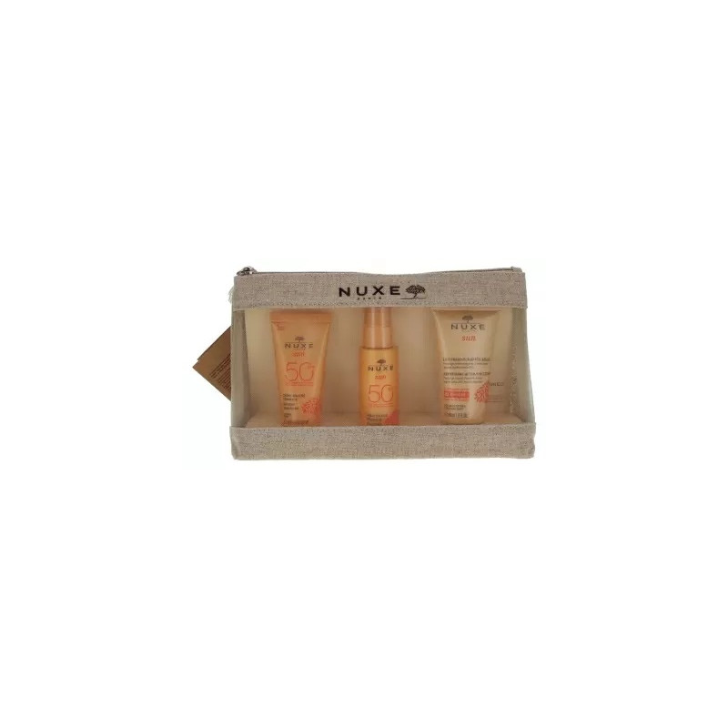 Nuxe sun trousse : mes indispensables Haute protection solaire Nuxe sun trousse : mes indispensables Haute protection solaire
