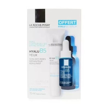 La Roche-Posay Hyalu B5 yeux soin anti-rides réparateur repulpant 15 ml + sérum concentré 10 ml offert