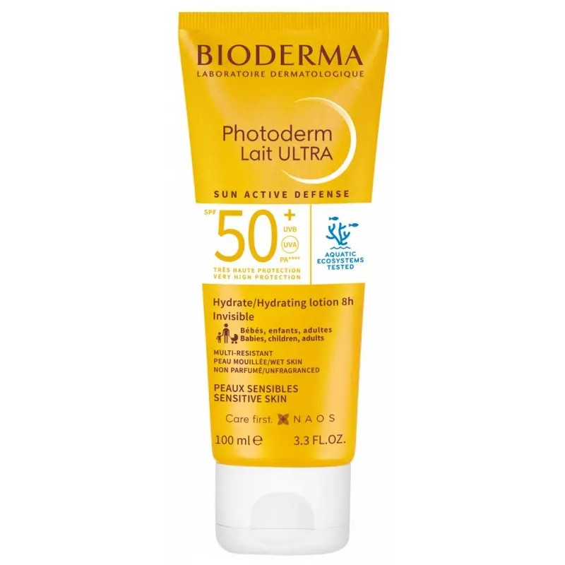 Bioderma Photoderm Lait ULTRA SPF50+ Non Parfumé 100 ml Bioderma Photoderm Lait ULTRA SPF50+ Non Parfumé 100 ml