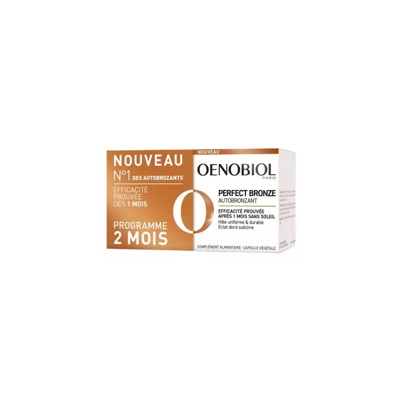 Oenobiol perfect bronze autobronzant lot de 2 x 30 capsules Oenobiol perfect bronze autobronzant lot de 2 x 30 capsules