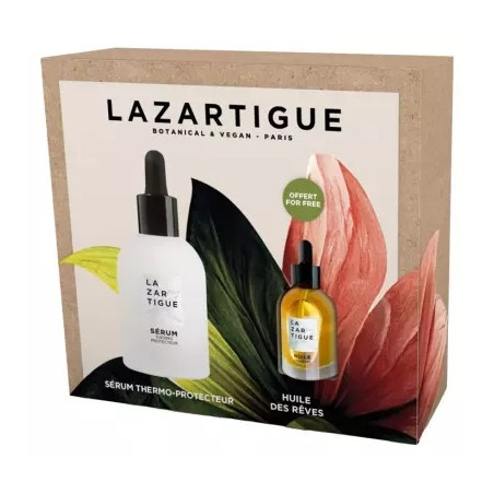 Lazartigue Sérum d'Exception Thermo-Protecteur 50 ml + Huile des Rêves Huile Sèche Nourrissante 10 ml Offerte