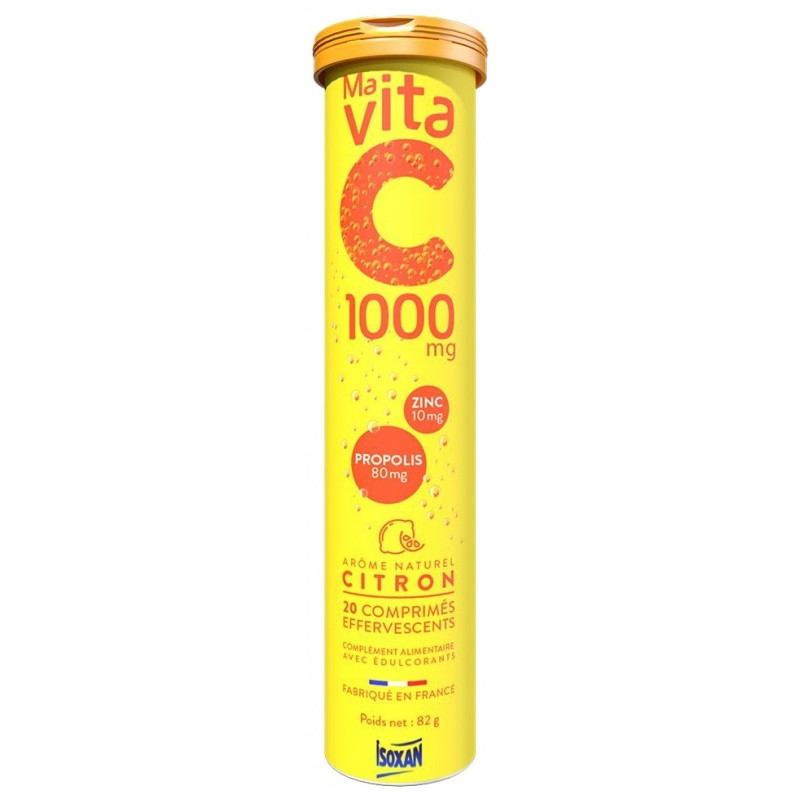 Isoxan Ma Vita C 1000 mg 20 Comprimés Effervescents Isoxan Ma Vita C 1000 mg 20 Comprimés Effervescents