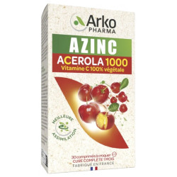Arkopharma Azinc Acérola 1000 30 Comprimés à Croquer